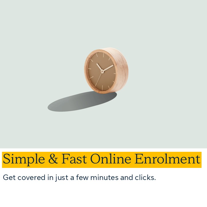 Simple & Fast Online Enrolment
